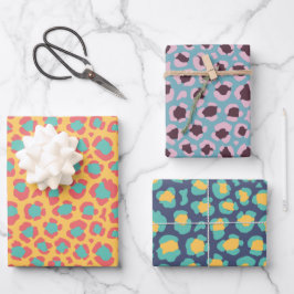 Hoja De Papel De Regalo Leopard Set en color de moda 2025