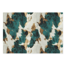 Leopardo de oro blanco verde