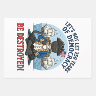 Hoja De Papel De Regalo Let's Not Let 250th Years Of Democracy 4th of july