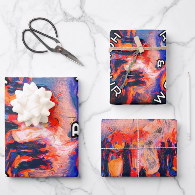 Hoja De Papel De Regalo Libertad y honor (Anverso)