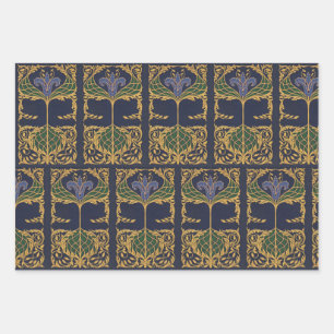 Hoja De Papel De Regalo Libros de poesía de época