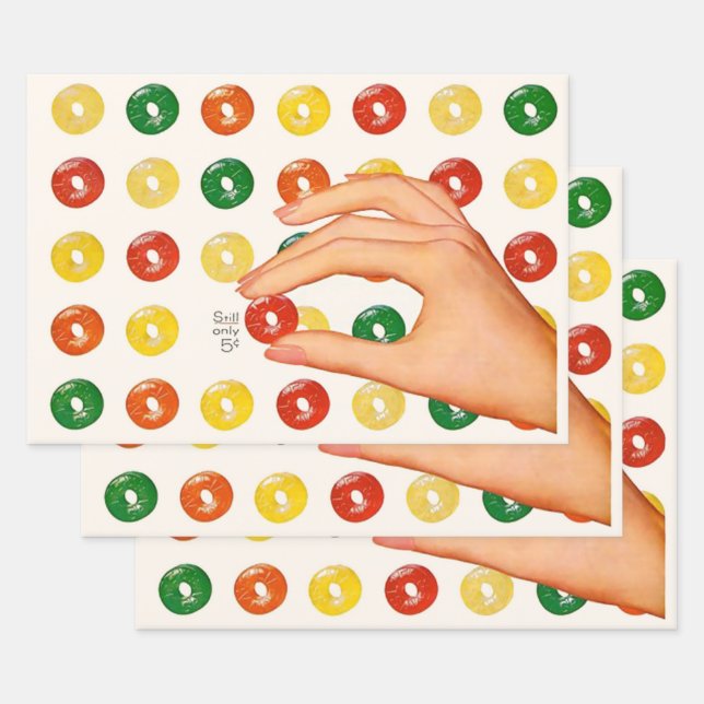 Hoja De Papel De Regalo Lifesavers (Set)