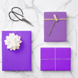 Hoja De Papel De Regalo Lila Ilusión Violeta Liso Tonos Morados 3