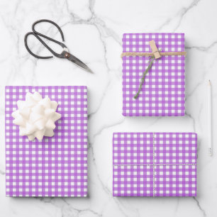 Hoja De Papel De Regalo Lilac Purple Simple Placa