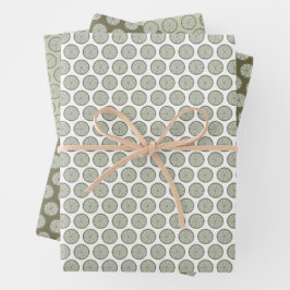 Hoja De Papel De Regalo Lime Gift Wrap in Three Color-ways