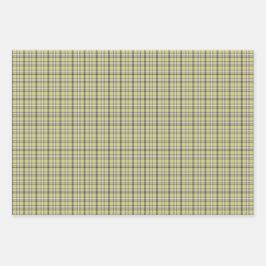 Hoja De Papel De Regalo Lime Green Plaid Classic Pattern Retro
