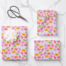 Lindo patrón floral pastel suave rosa femenino
