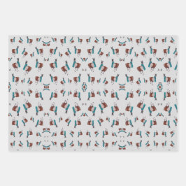 Hoja De Papel De Regalo Llama