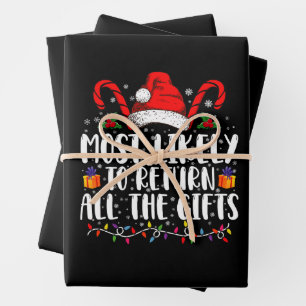 Hoja De Papel De Regalo Lo Más Probable Es Que Devuelvan A Todos Los Navid