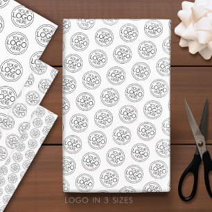 Hoja De Papel De Regalo Logotipo Básico de Negocios de Oficina con Informa