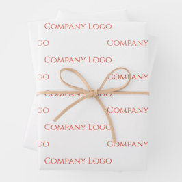 Hoja De Papel De Regalo Logotipo de empresa personalizado