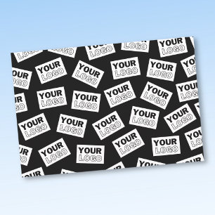 Hoja De Papel De Regalo Logotipo o cualquier foto colocados al azar