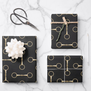 Hoja De Papel De Regalo Loose Ring Snaffle Bits Equestrian