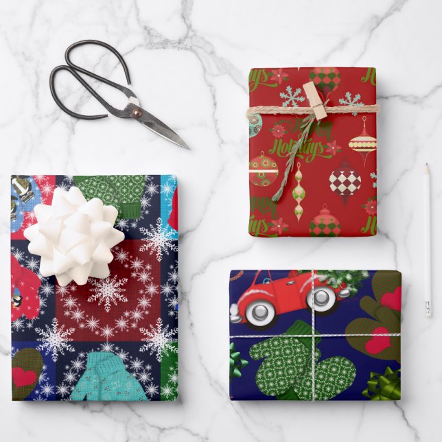 Hoja De Papel De Regalo Los Navidades más valientes (Anverso)