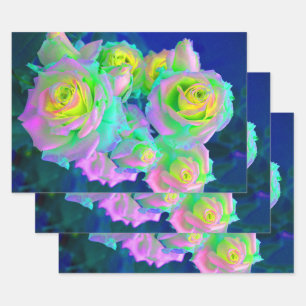 Hoja De Papel De Regalo Los Rosas prematuros irlandeses