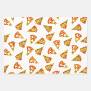 Hoja De Papel De Regalo Love Pizza  