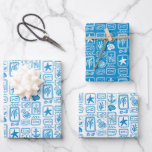 Hoja De Papel De Regalo LoveNotes from the Sea Beach Ocean Modern PERSONAL<br><div class="desc">Perfecto diseño de envoltura de regalo. ¡La mano hizo arte para ti! Perfecto para una ducha de novia en la playa, una fiesta de soltera, una fiesta de compromiso o un regalo de cumpleaños. ¡TODO PERSONALIZABLE! Añade tu propio color al fondo o revisa mi tienda para ver más colores. ¡GRACIAS...</div>