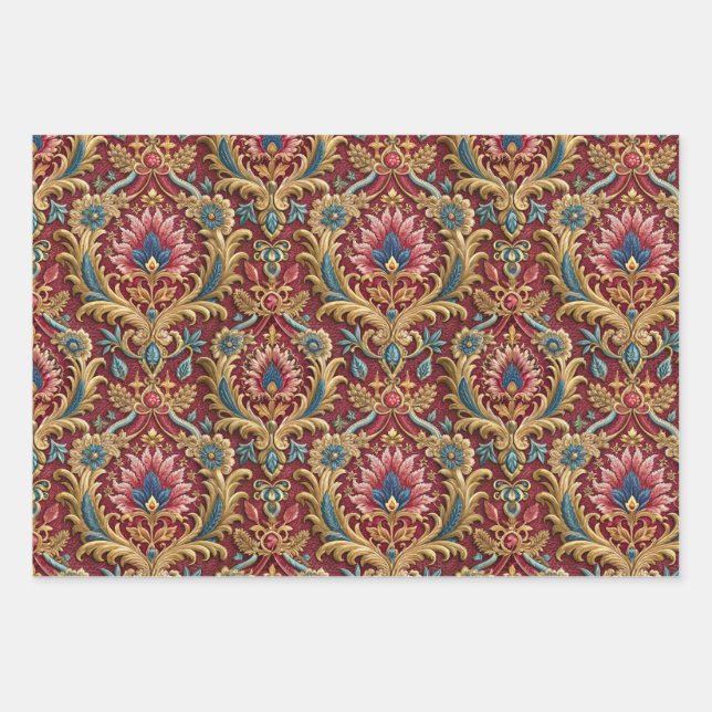 Hoja De Papel De Regalo Luces del Festival Radiante (Anverso)