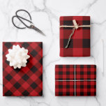 Hoja De Papel De Regalo Lumberjack navideño rojo búfalo revestido de navid<br><div class="desc">Presentamos las "Hojas de Papel de Acondicionamiento Rustic Xmas Holiday Lumberjack Red Buffalo", una elección perfecta para añadir un toque festivo e inspirado en el exterior a sus regalos. Cada hoja presenta un clásico patrón de manto de búfalo rojo que evoca la calidez de una acogedora cabaña durante las vacaciones....</div>
