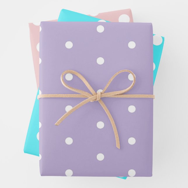 Hoja De Papel De Regalo Lunares Bonitos (In situ)