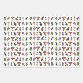 Hoja De Papel De Regalo Lustige Monster