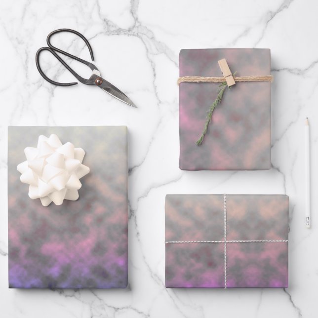 Hoja De Papel De Regalo Luz de pradera velada (Anverso)