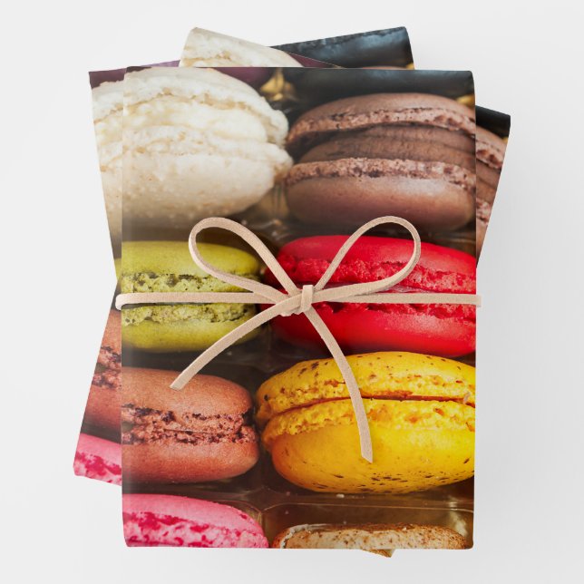Hoja De Papel De Regalo Macaron Delight (In situ)