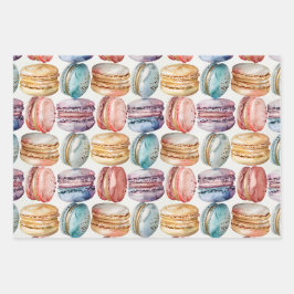 Hoja De Papel De Regalo Macaron Lovers Gift Wrapping Paper