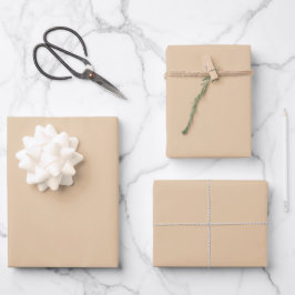 Hoja De Papel De Regalo Madera robusta color sólido