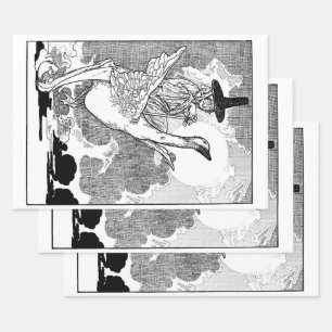 Hoja De Papel De Regalo Madre victoriana vintage, ganada por Charles Robin