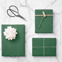 Hoja De Papel De Regalo Mago Verde Sólido