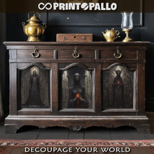 Hoja De Papel De Regalo Malditas almas góticas y demonios