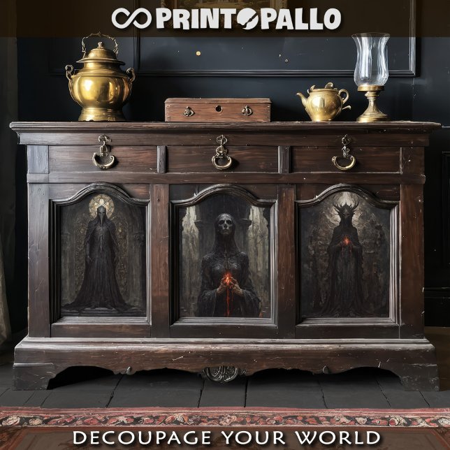 Hoja De Papel De Regalo Malditas almas góticas y demonios (Subido por el creador)