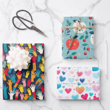 Mano colorida imprime el tema de la Escuela del Co