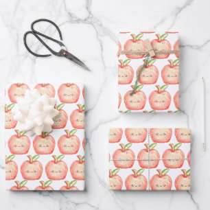 Hoja De Papel De Regalo Manzana de frutas acuáticas