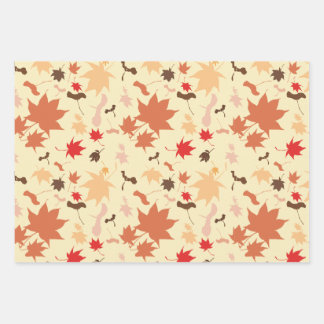 Hoja De Papel De Regalo Maple autumn leaves