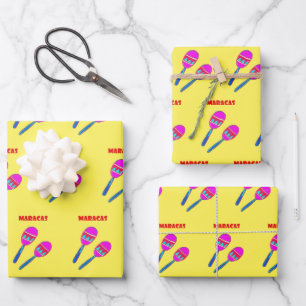 Hoja De Papel De Regalo Maracas