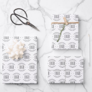 Hoja De Papel De Regalo Marca comercial del logotipo de la empresa persona