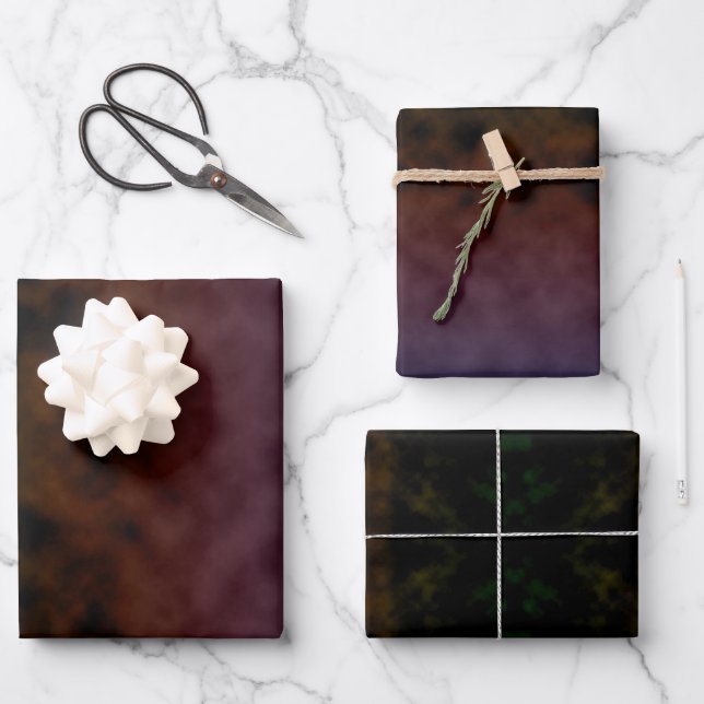 Hoja De Papel De Regalo Marea baja al anochecer (Anverso)