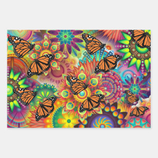 Hoja De Papel De Regalo Mariposa monarca