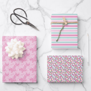 Hoja De Papel De Regalo Mariposas