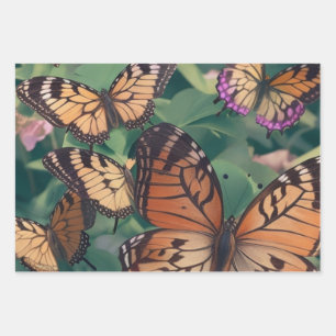Hoja De Papel De Regalo Mariposas