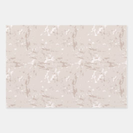 Hoja De Papel De Regalo Mármol de color neutro moderno