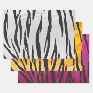 Hoja De Papel De Regalo Máscara de cara con patrones