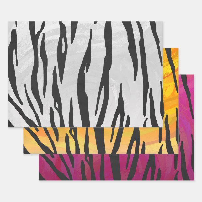 Hoja De Papel De Regalo Máscara de cara con patrones (Set)