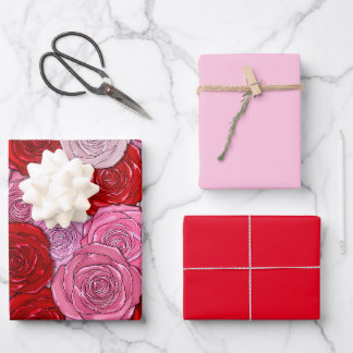 Hoja De Papel De Regalo Matrícula de Rosas