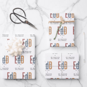 Hoja De Papel De Regalo Médico De Educación Personalizada