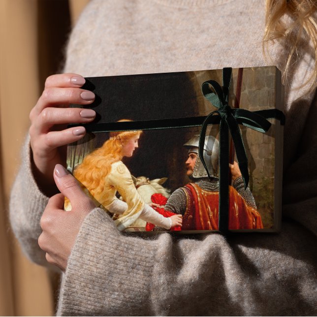 Hoja De Papel De Regalo Medieval de God Speed Edmund Leighton Bella Artes  (Subido por el creador)