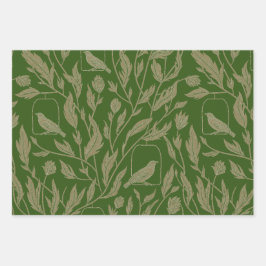 Hoja De Papel De Regalo Medley del Jardín Inglés