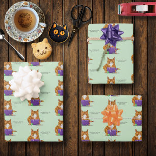 Hoja De Papel De Regalo Mejor Día de la Madre de la Mamá del Gato